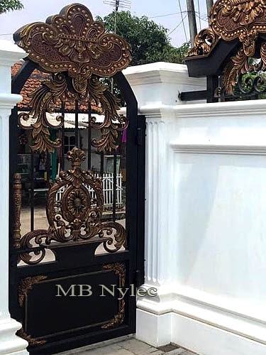 Ekskluzywna bramka kuta w stylu orientalnym bp129f