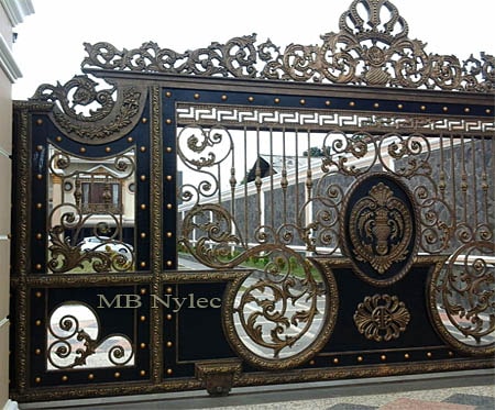 ekskluzywna pałacowa brama przesuwna bp128