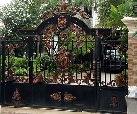 kuta brama wjazdowa na posesję w orientalnym stylu bp114