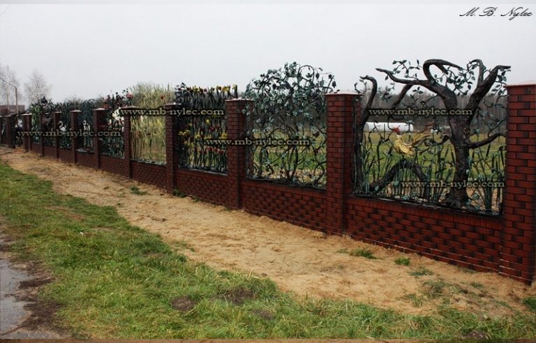 ogrodzenia z winogronami - kowalstwo śląsk