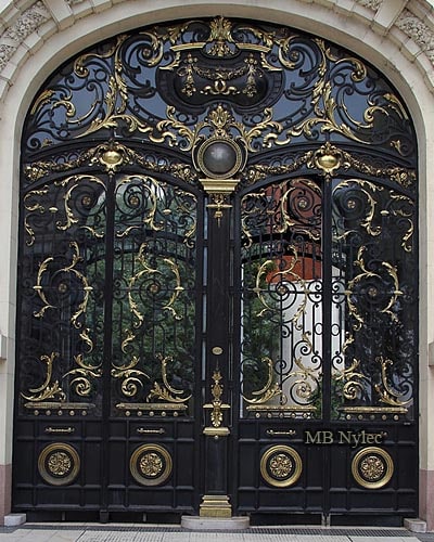 pałacowe drzwi kute dz2