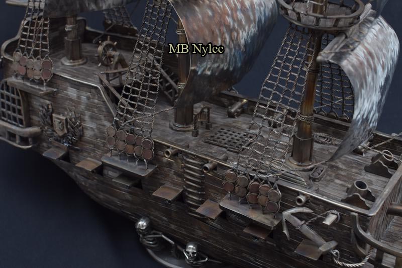 Statek piracki ranger - kowalstwo kute figury