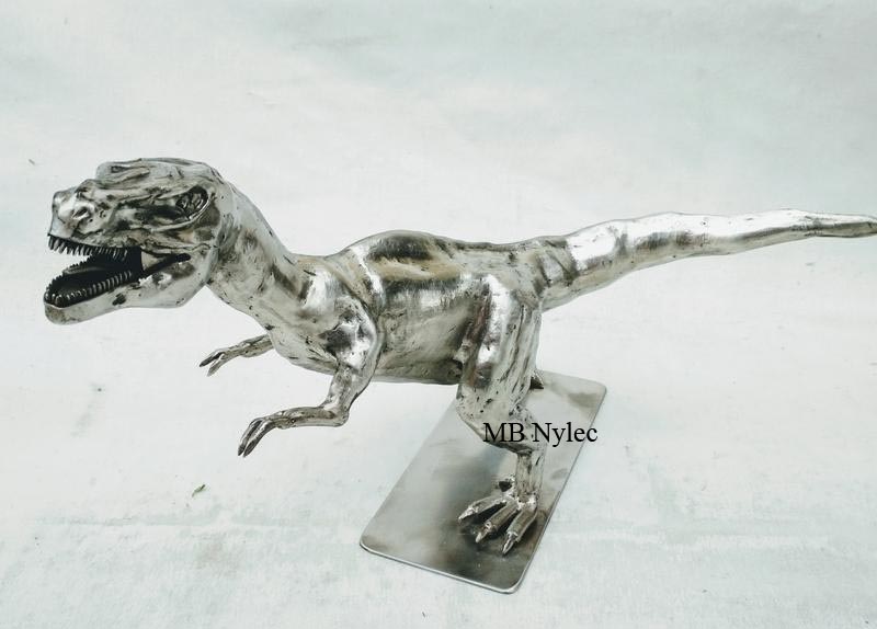 tyranozaur rzeźba z metalu kowalstwo artystyczne