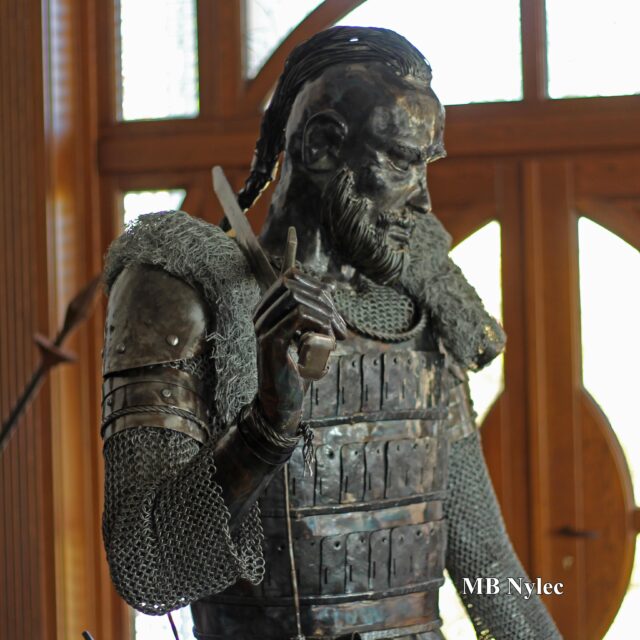 Ragnar Lotbrock - rzeźby stalowe